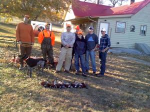 <p>Tim Royer with family and friends had a great mid November hunt.</p>